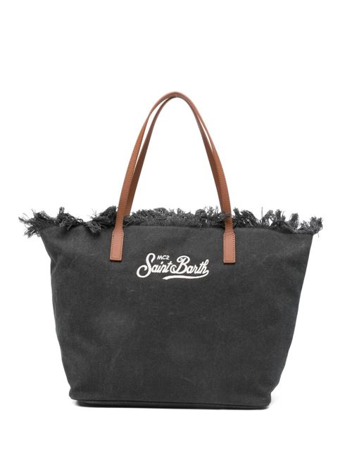 Borsa donna MC2 Saint Barth city bag nera MC2 SAINT BARTH | CITY BAG FRINGE01740L